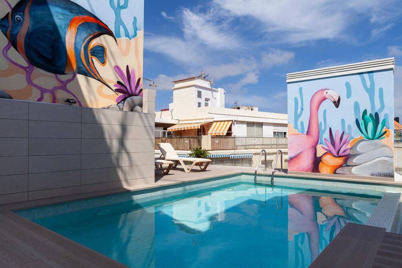 Apartamentos Mayal Con Piscina Benidorm Eksteriør billede